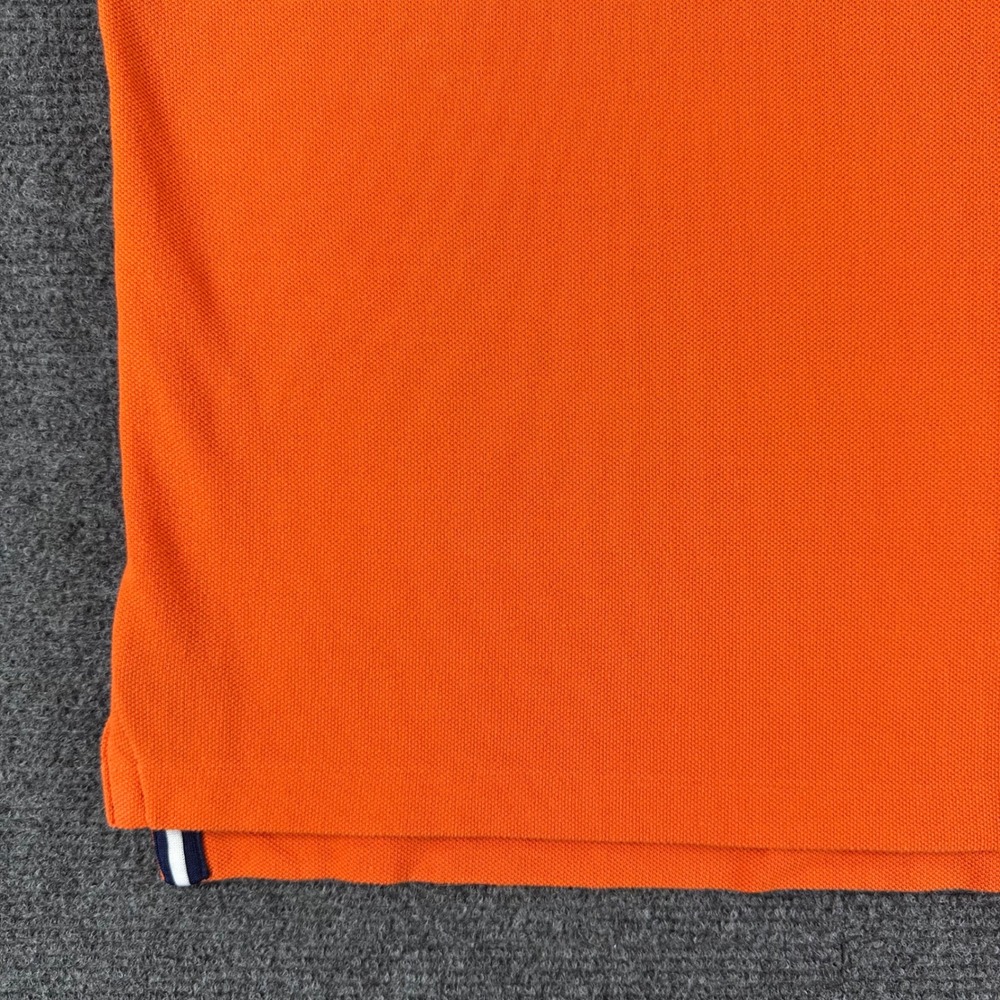 Polo Ralph Lauren Polo Shirt Mens M Medium Orange Crest Custom Slim Fit Pique - Picture 8 of 15